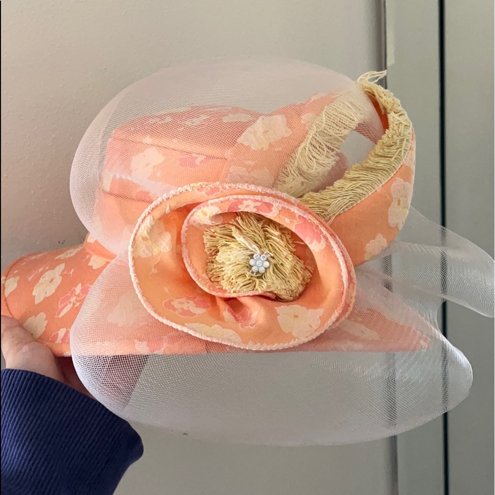 Orange Perché Couture women’s hat